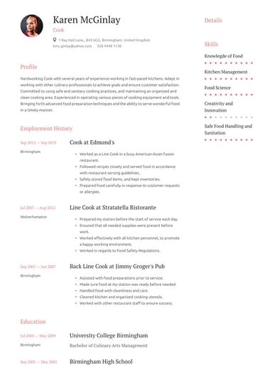 Google docs CV template Elegant