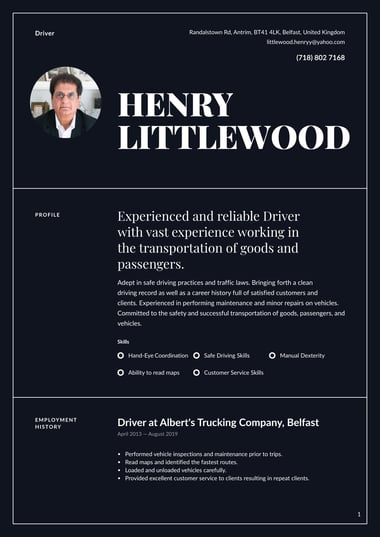 Google docs CV template Authority