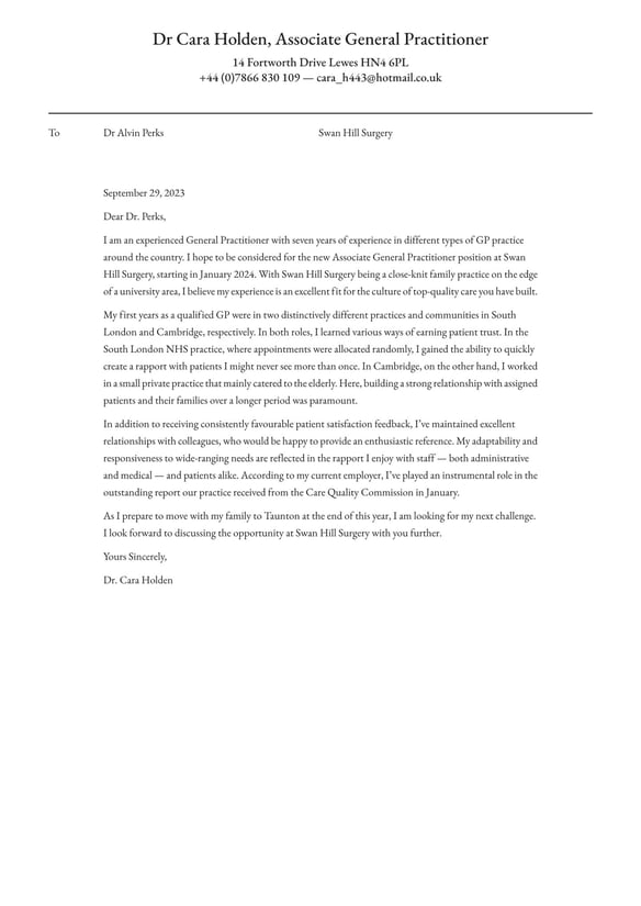 Doctor cover_letter example