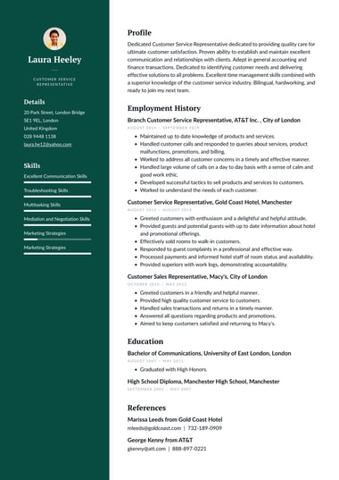 Google docs CV template Professional