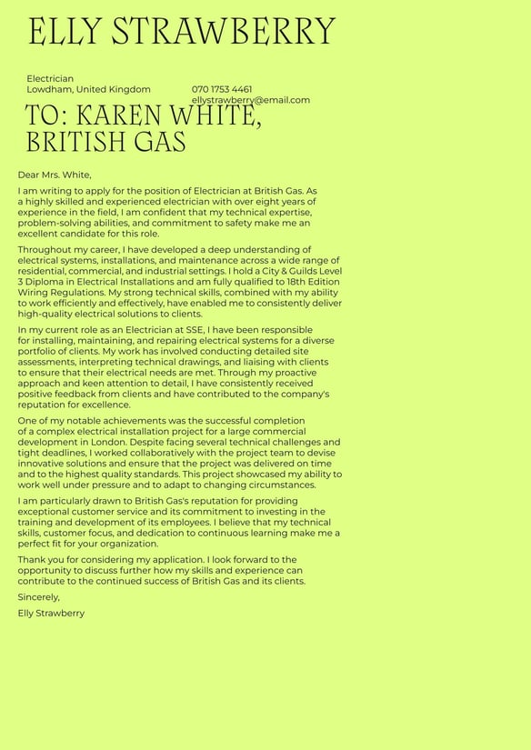 Electrician cover_letter example
