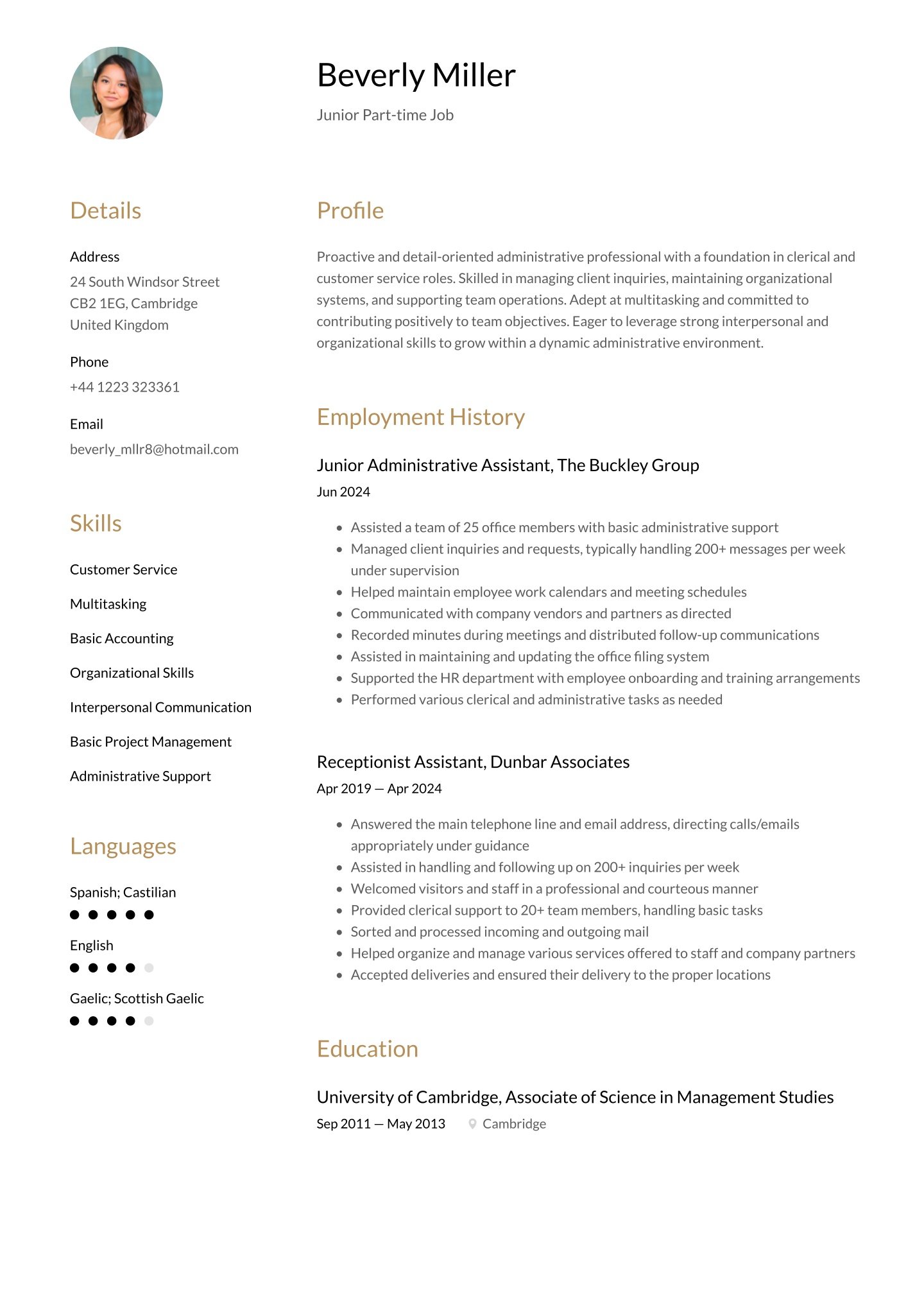 Entry-level Part-time Job Translation missing: en-GB.examples.cover_letter_example