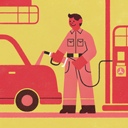 Gas station attendant Gas station attendant