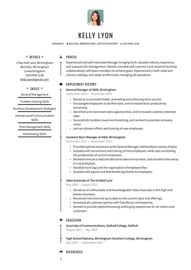 Google docs CV template Corporate