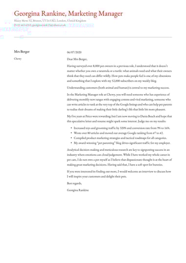 Google docs cover letter template Polished
