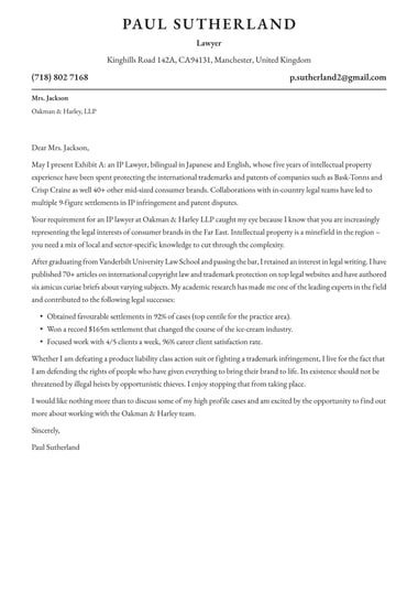 Google docs cover letter template Traditional