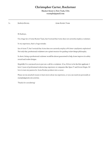 Simple cover letter template Specialist