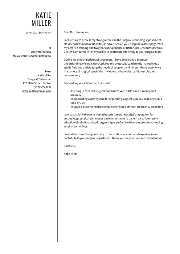 Surgical Tech cover_letter example