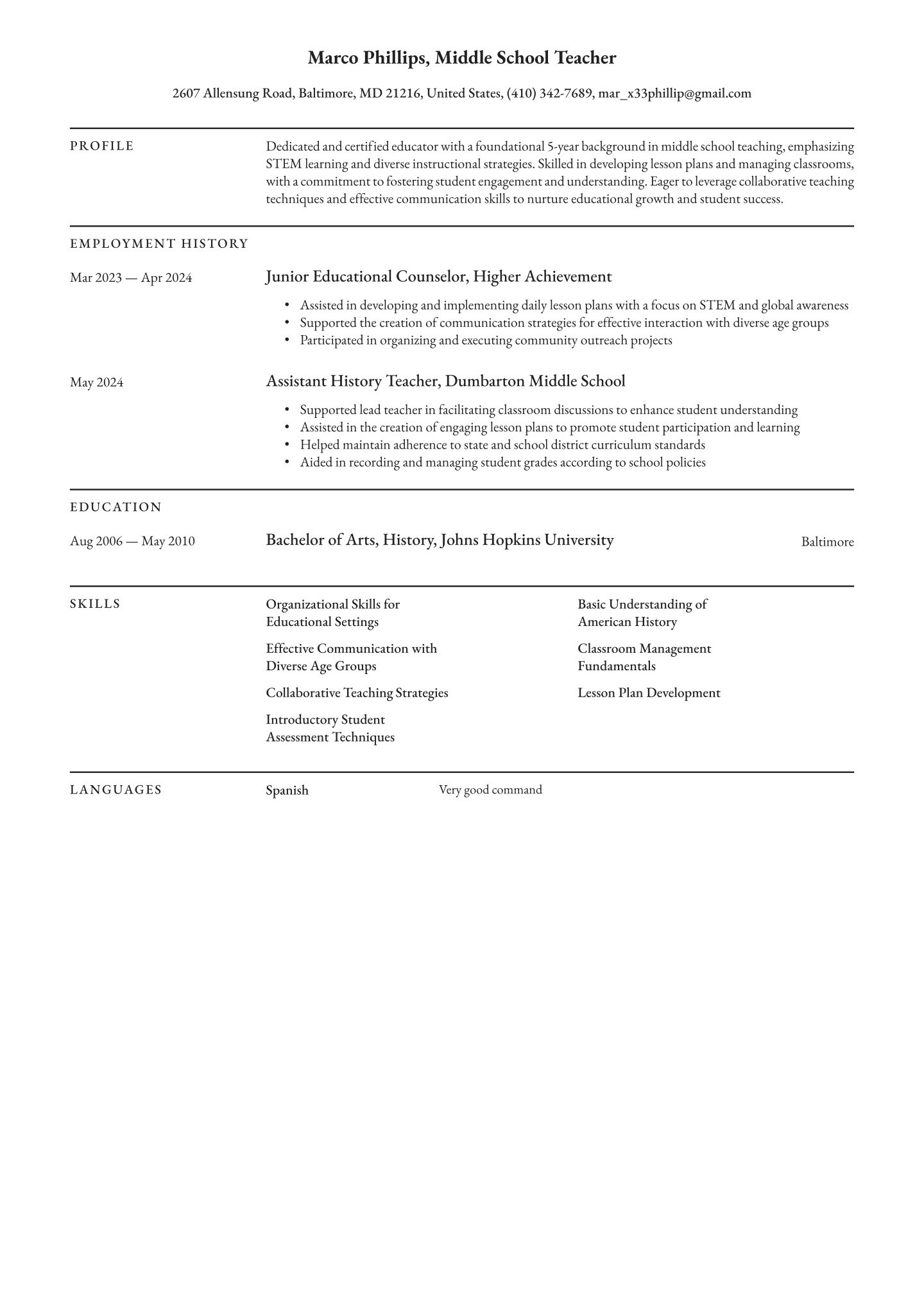 Entry-level Teacher Translation missing: en.examples.cover_letter_example