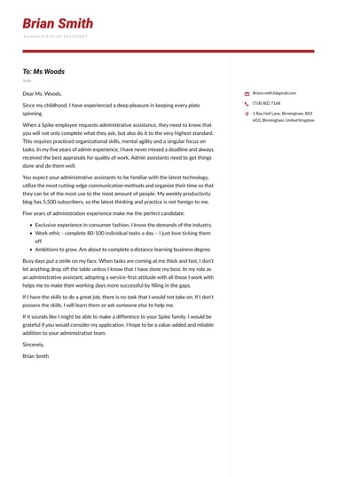 Google docs cover letter template Modern