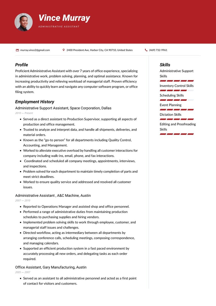 Tokyo resume template