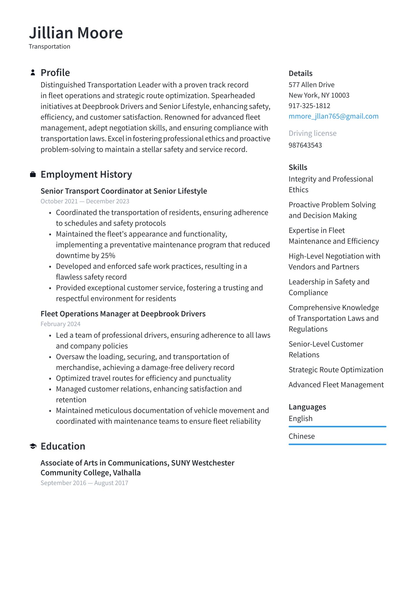 Senior-level Transportation Translation missing: en.examples.cover_letter_example