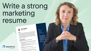 How to write a marketing resume (tips & example)