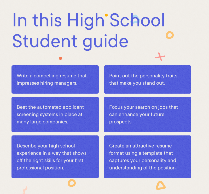 High School Student Resume Example - In this high school student guide High School Student Resume Example - In this high school student guide