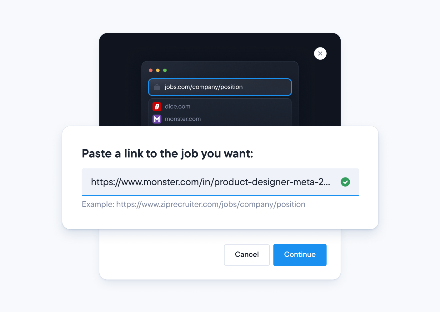 3. Add the job description